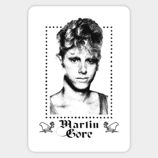 Martin Gore /\/\/\/ Gothic Retro Fan Design Sticker